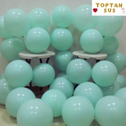 Toptan Pastel Mint Yeşili Balon 100 Adet