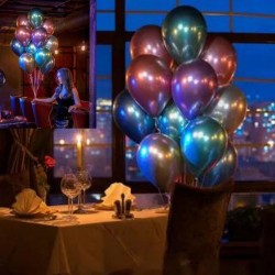 Toptan Krom Balon Karışık Renkli 50 Adet Toptan Krom Balon Karışık Renkli 50 Adet