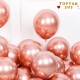 Toptan Krom Balon Rose Gold Renkli 50 Adet