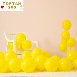 Toptan Pastel Sarı Renkli Balon 100 Adet