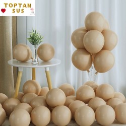 Toptan Pastel Zerdeçal Renkli Balon 100 Adet