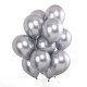 Toptan Krom Balon Gümüş Renkli 50 Adet Toptan Krom Balon Gümüş Renkli 50 Adet