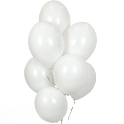 Toptan Bayaz Renkli Metalik Balon 100 Adet