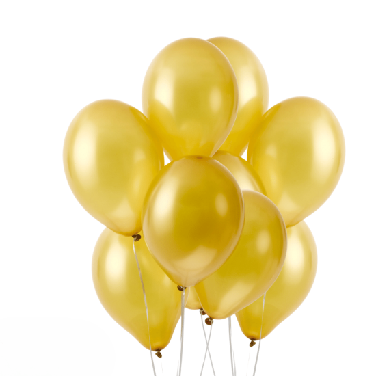 Toptan Altın Renkli Metalik Balon 100 Adet Toptan Altın Renkli Metalik Balon 100 Adet