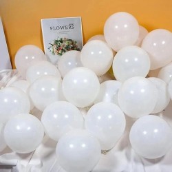 Toptan Bayaz Renkli Metalik Balon 100 Adet