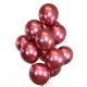 Toptan Bordo Renkli Krom Balon 50 Adet Toptan Bordo Renkli Krom Balon 50 Adet