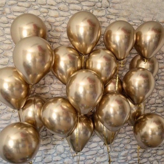 Toptan Çikolata Renkli Krom Balon 50 Adet Toptan Çikolata Renkli Krom Balon 50 Adet