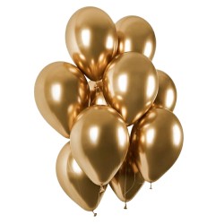 Toptan Çikolata Renkli Krom Balon 50 Adet