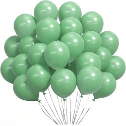 Toptan Deniz Yeşili Renkli Pastel Balon 100 Adet