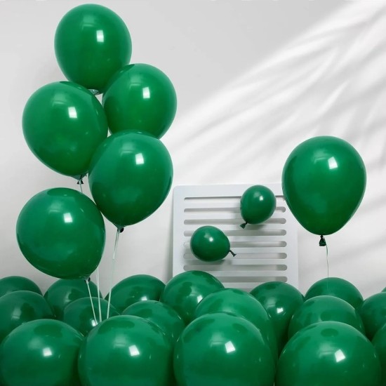 Toptan Koyu Yeşil Renkli Metalik Balon 100 Adet Toptan Koyu Yeşil Renkli Metalik Balon 100 Adet