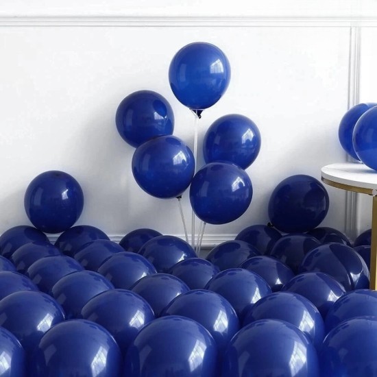 Toptan Lacivert Renkli Metalik Balon 100 Adet Toptan Lacivert Renkli Metalik Balon 100 Adet
