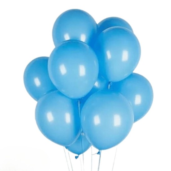 Toptan Mavi Renkli Metalik Balon 100 Adet Toptan Mavi Renkli Metalik Balon 100 Adet