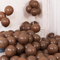 Toptan Pastel Kahverengi Balon 100 Adet