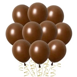 Toptan Pastel Kahverengi Balon 100 Adet
