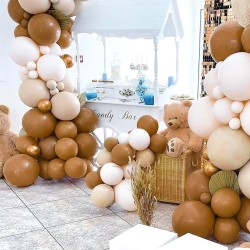 Toptan Pastel Karamel Renkli Balon 100 Balon