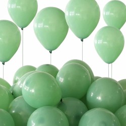 Toptan Pastel Küf Yeşili Renkli Balon 100 Adet