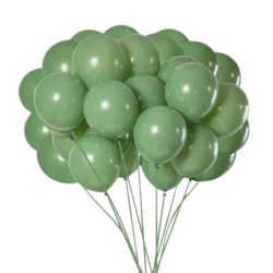Toptan Pastel Küf Yeşili Renkli Balon 100 Adet