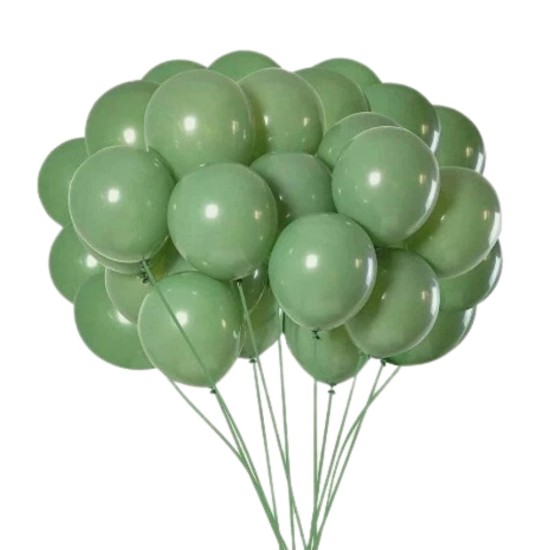 Toptan Pastel Küf Yeşili Renkli Balon 100 Adet Toptan Pastel Küf Yeşili Renkli Balon 100 Adet