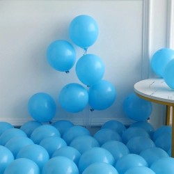 Toptan Pastel Mavi Balon 100 Adet