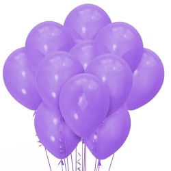 Toptan Pastel Mor Balon 100 Adet