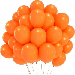 Toptan Pastel Turuncu Renkli Balon 100 Adet