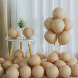 Toptan Pastel Zerdeçal Renkli Balon 100 Adet