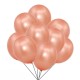 Toptan Somon Renkli Metalik Balon 100 Adet Toptan Somon Renkli Metalik Balon 100 Adet