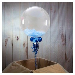 Toptan Açık Mavi Balon İçi Tüy (100 Adet)