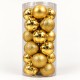 Toptan Gold Yılbaşı Top Süs Mat-Parlak-Simli 24 Adet 6 cm Asetat Kutu Toptan Gold Yılbaşı Top Süs Mat-Parlak-Simli 24 Adet 6 cm Asetat Kutu