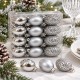 Toptan Gümüş Yılbaşı Topu Asetat Kutu 24 Adet 4 cm Toptan Gümüş Yılbaşı Topu Asetat Kutu 24 Adet 4 cm