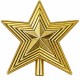 Toptan Lüks Tepelik Yıldız Gold Çizgili 20 cm Toptan Lüks Tepelik Yıldız Gold Çizgili 20 cm