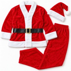 Toptan Noel Baba Kostümü Yetişkin Elbise