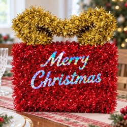 Toptan Tel Hediye Paketi Süsü Merry Christmas Yazılı Toptan Tel Hediye Paketi Süsü Merry Christmas Yazılı