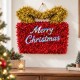 Toptan Tel Hediye Paketi Süsü Merry Christmas Yazılı