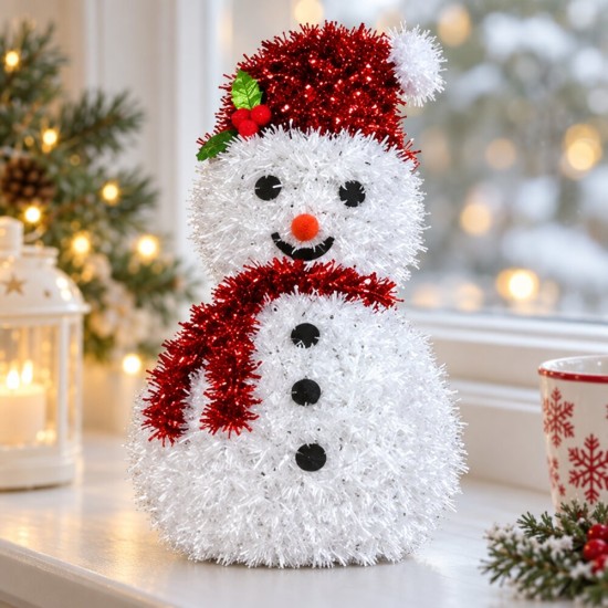 Toptan Tel Kardan Adam Noel Şapkalı Küçük