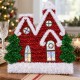Toptan Tel Yılbaşı Noel Evi Büyük Duvar Süsü