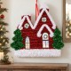 Toptan Tel Yılbaşı Noel Evi Büyük Duvar Süsü