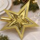 Toptan Yılbaşı Ağacı Tepelik Yıldız Gold 18 cm Toptan Yılbaşı Ağacı Tepelik Yıldız Gold 18 cm