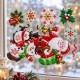 Toptan Yılbaşı Cam Sticker Seti Noel Baba Temalı Toptan Yılbaşı Cam Sticker Seti Noel Baba Temalı