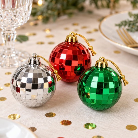 Toptan Yılbaşı Mini Disko Top Süs 12 Adet 3 cm Toptan Yılbaşı Mini Disko Top Süs 12 Adet 3 cm