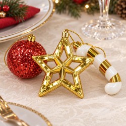 Toptan Yılbaşı Mini Süs Seti Gold Yıldızlı Karışık Toptan Yılbaşı Mini Süs Seti Gold Yıldızlı Karışık