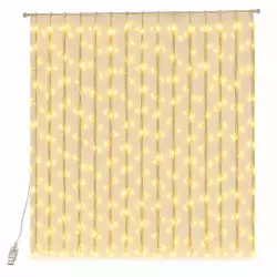 Toptan Yılbaşı Perde Işık 3x3 Metre USB Girişli