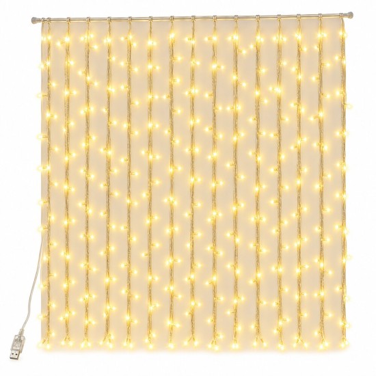 Toptan Yılbaşı Perde Işık 3x3 Metre USB Girişli Toptan Yılbaşı Perde Işık 3x3 Metre USB Girişli