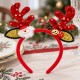 Toptan Yılbaşı Tacı Geyik Boynuzlu Noel Babalı