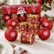 Toptan Yılbaşı Top Süs Kutulu Kırmızı Set Davullu 20 Adet 5 cm Toptan Yılbaşı Top Süs Kutulu Kırmızı Set Davullu 20 Adet 5 cm