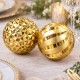 Toptan Yılbaşı Topu 24'lü 6 cm Gold 4 Model