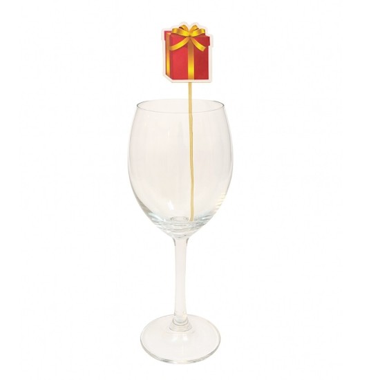 Toptan Yılbaşı Kürdanı 8'li Set – Yeni Yıl Temalı