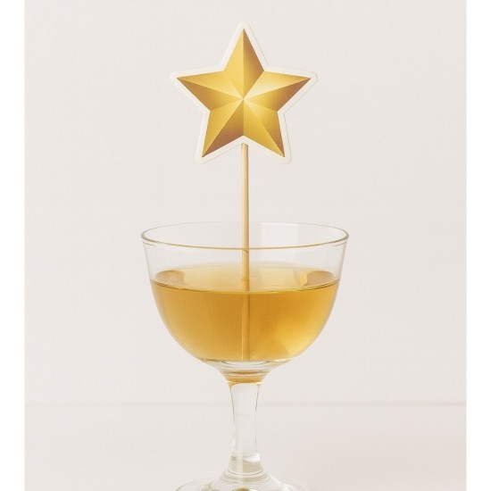 Toptan Yılbaşı Kürdanı 8'li Set – Yeni Yıl Temalı