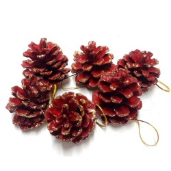 Toptan Kozalak Yılbaşı Ağaç Süsü Toptan Kozalak Yılbaşı Ağaç Süsü